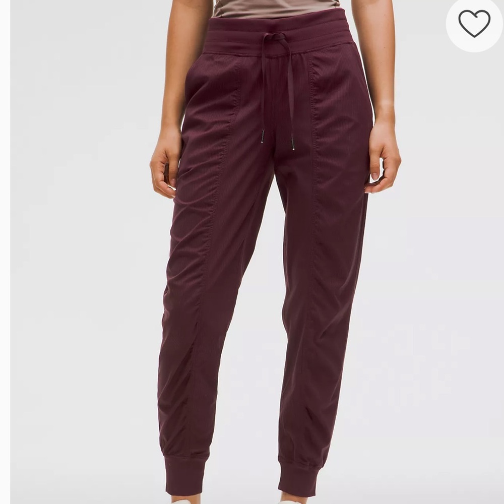 lululemon athletica Dance Studio Mid-Rise Jogger Burgundy Track Pants